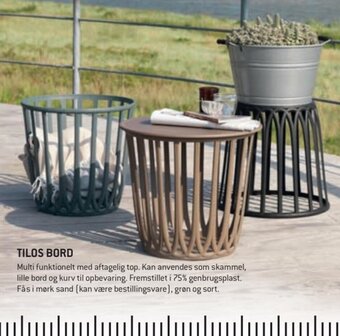 XL-BYG Tilos Bord tilbud