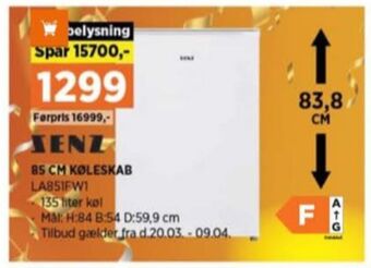 Senz køleskab