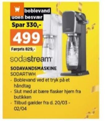Power Sodastream sodavandsmaskine tilbud