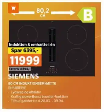Siemens kogeplade