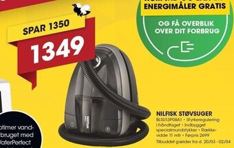 Punkt1 Nilfisk støvsuger tilbud
