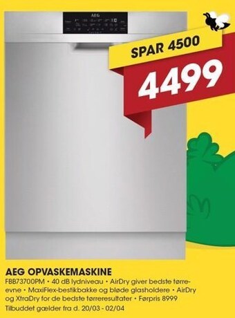 Aeg opvaskemaskine