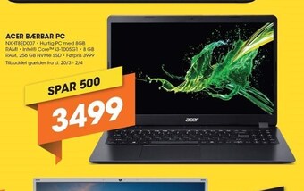 Acer bærbar pc