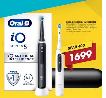 Braun oral-b eltandbørste