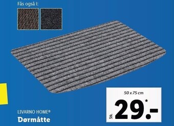 Lidl Livarno home dørmåtte tilbud
