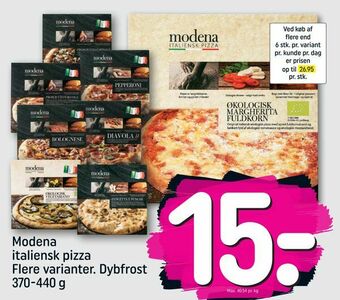 REMA 1000 Modena italiensk pizza tilbud
