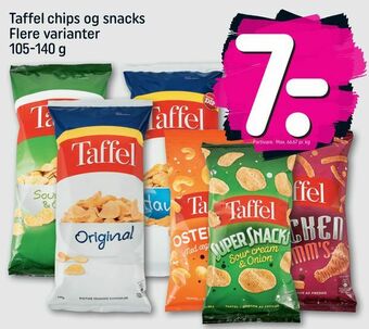 REMA 1000 Taffel chips og snacks tilbud