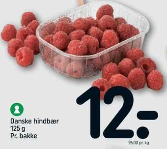 REMA 1000 Danske hindbær tilbud