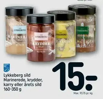 Lykkeberg sild Marinerede, krydder, karry eller årets sild