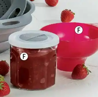 Marmeladeglas 400 ml eller plast tragt