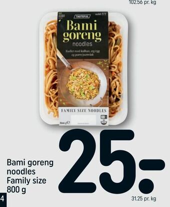 REMA 1000 Bami goreng noodles Family size tilbud