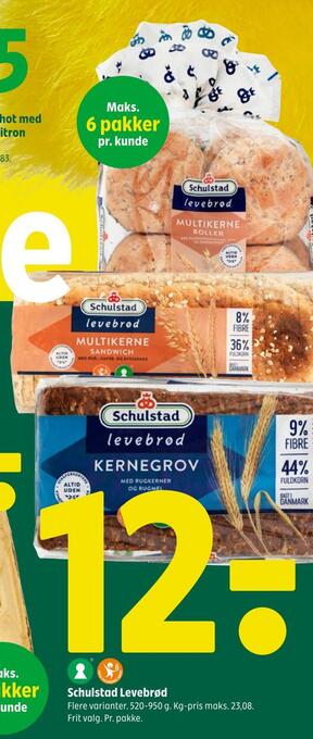 Coop 365 Schulstad levebrød tilbud