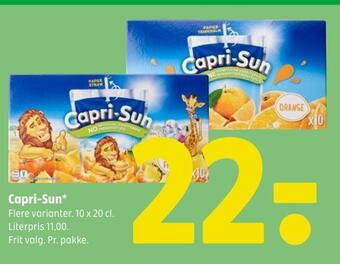 Coop 365 Capri-sun tilbud