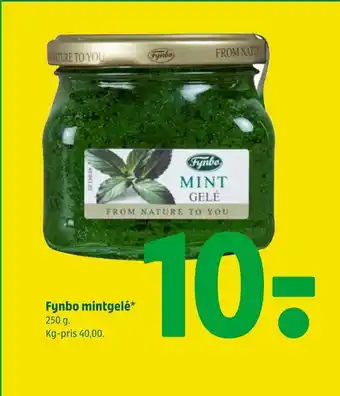 Coop 365 Fynbo mintgelé tilbud