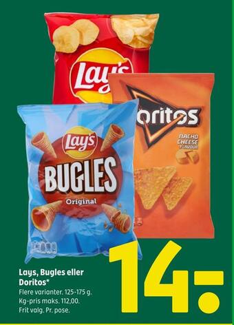 Coop 365 Lays, bugles eller doritos tilbud