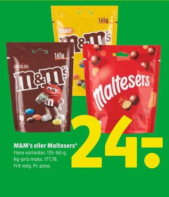 M&m's eller maltesers