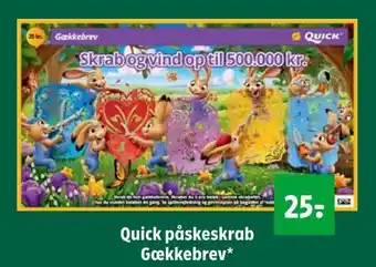 Quick påskeskrab gækkebrev