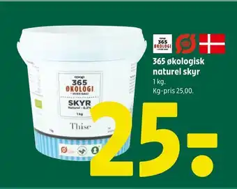 Coop 365 365 økologisk naturel skyr tilbud