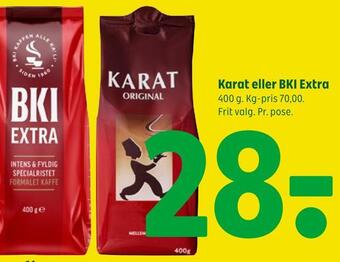 Karat eller bki extra
