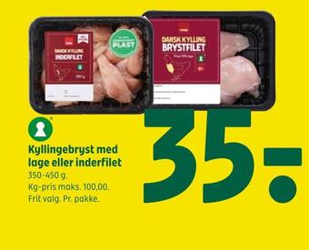Coop 365 Kyllingebryst med lage eller inderfilet tilbud
