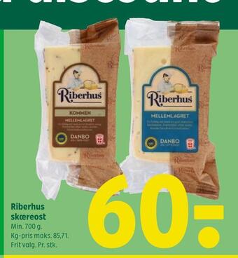 Coop 365 Riberhus skæreost tilbud