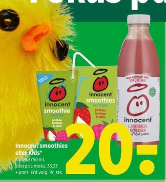 Coop 365 Innocent smoothies eller kids tilbud