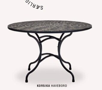 Ilva Korsika havebord tilbud