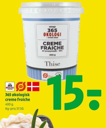 Coop 365 Thise creme fraiche 18% tilbud