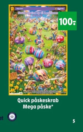 Coop 365 Danske spil skrabelod tilbud
