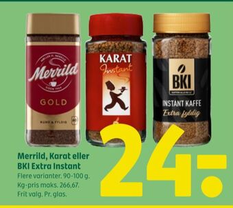 Gold instant kaffe