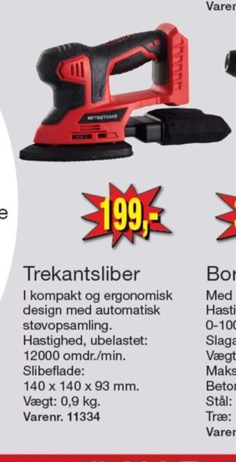Harald Nyborg Mitsutomo trekantsliber tilbud
