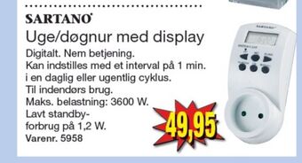 Harald Nyborg Sartano døgnur tilbud