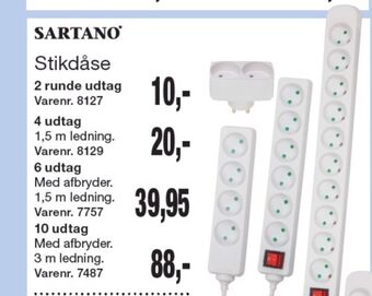Harald Nyborg Sartano stikdåse tilbud