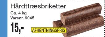 Ukendt træbriketter