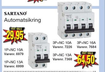 Harald Nyborg Sartano automatsikring tilbud