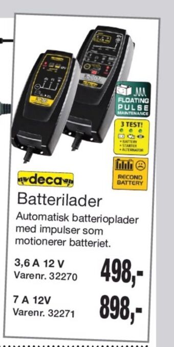 Deca batterilader