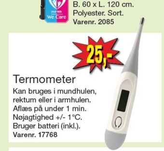 Ukendt termometer