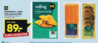 Bilka Fiskefileter, røget el. gravad laks tilbud