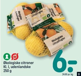 REMA 1000 Økologiske citroner tilbud