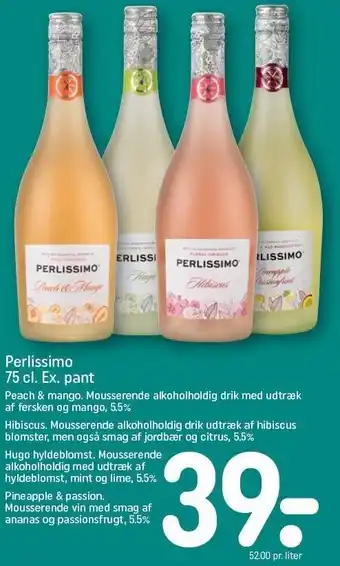 REMA 1000 Perlissimo 75 cl. ex. pant tilbud