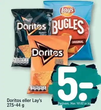 REMA 1000 Doritos eller lay's tilbud