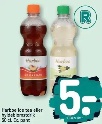 Harboe ice tea eller hyldeblomstdrik
