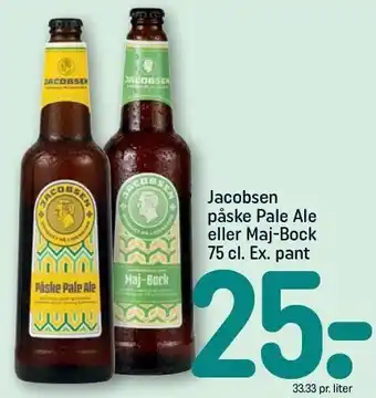 REMA 1000 Jacobsen påske pale ale eller maj-bock tilbud
