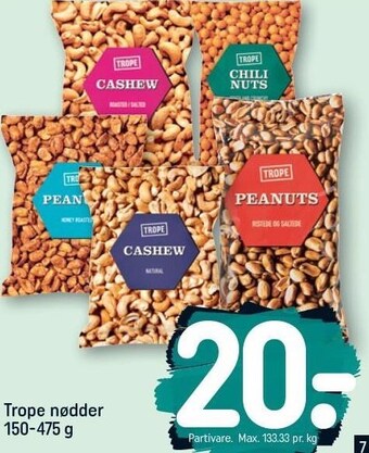 REMA 1000 Trope nødder tilbud