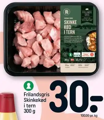 REMA 1000 Frilandsgris skinkekød i tern tilbud