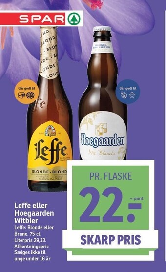 Leffe eller hoegaarden witbier