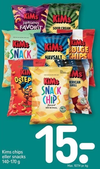 Kims chips eller snacks