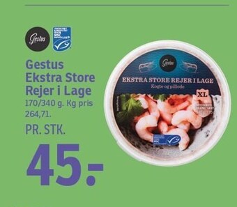 SPAR Gestus ekstra store rejer i lage tilbud