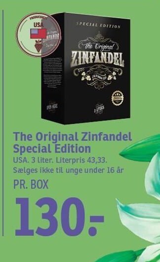 The original zinfandel special edition