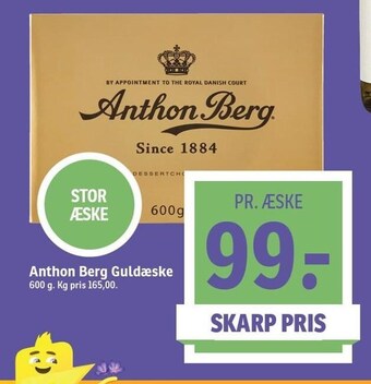SPAR Anthon berg guldæske tilbud